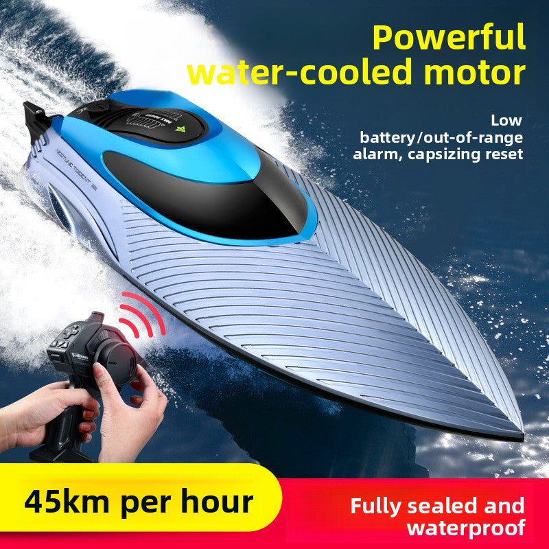 High-power remote-controlled boat model toy