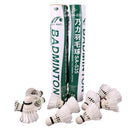 SA535 Goose Feather Badminton Training Balls 12 PCs