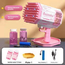 Automatic bubble-blowing toy machine