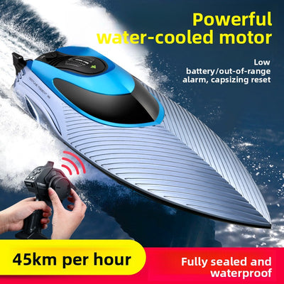 High-power remote-controlled boat model toy