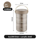 Insulated Stainless Steel Lunch Box