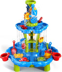 Multifunctional Children Water Sand Play Table with Wheels
