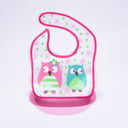 Detachable No-wash Waterproof Silicone-like Bib For Kids