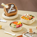 Children Insulated Lunch Box Set with Bowl and Utensils