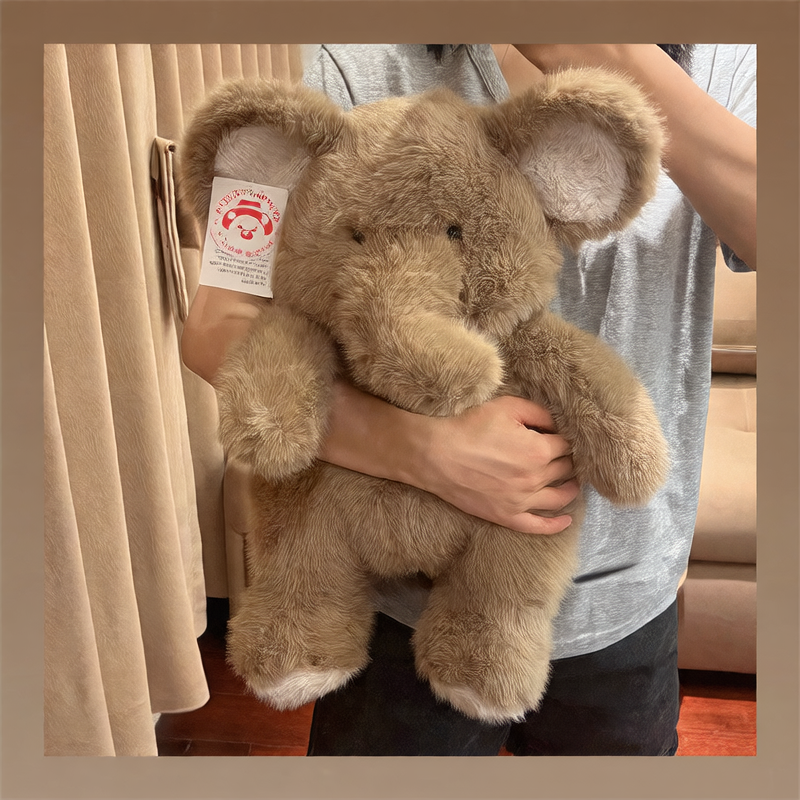 Plush toys big-eared elephant figurines