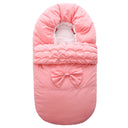 Premium Nouveau Bebe Sac De Couchage Nouveau-nes Sacs De Nuit Couverture Enveloppe Arc Bebe Exterieur Enfant En Bas Age Hiver Chaud Emmailloter Poussette Enveloppement