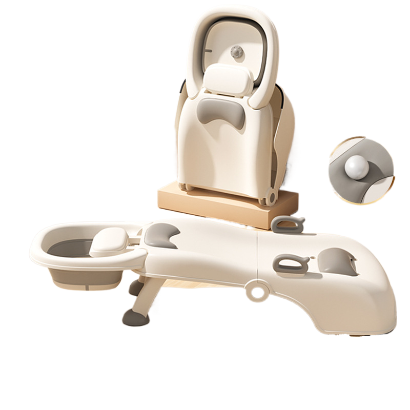 Childrens Shampoo Recliner with Foldable Design