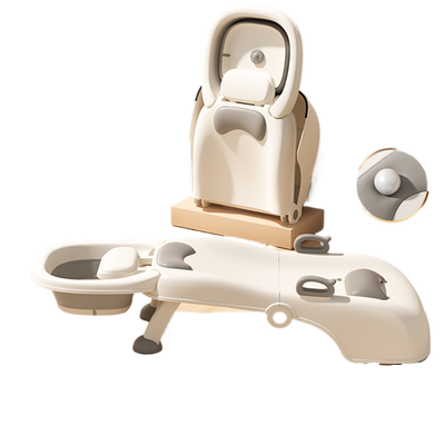 Childrens Shampoo Recliner with Foldable Design