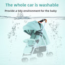 Lightweight Foldable Baby Stroller with Reclining Seat