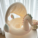Children Inflatable Swim Seat Ring with Sunshade