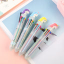 Creative 10-Color Cute Ballpoint Pen with Fun Designs