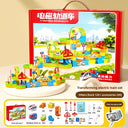 Magic Transformable Magnetic Track Cube Building Set