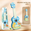 Children's Cartoon Ukulele Dinosaur Guitar Toy for Early Education