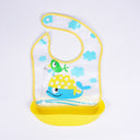 Detachable No-wash Waterproof Silicone-like Bib For Kids