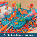 Children's Toy Electric Drill DIY Repair Screw Tool Box