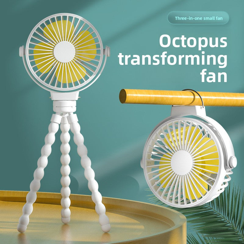 USB Rechargeable Mini Clip Baby Stroller Fan