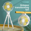 USB Rechargeable Mini Clip Baby Stroller Fan