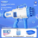 Automatic bubble-blowing toy machine