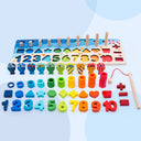 Five-in-One Ocean Logarithmic Board Early Education Toy