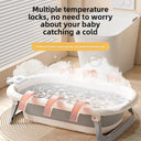 Foldable Baby Bath Tub with Temperature Display
