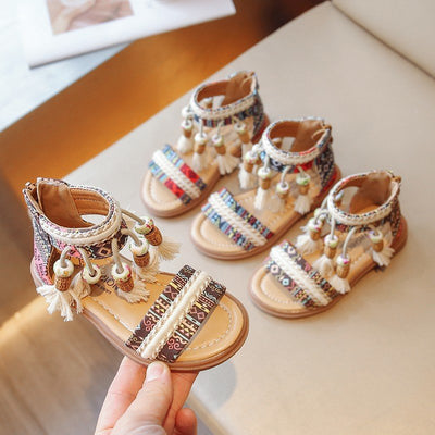 Girls Ethnic Style Sandals