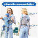 Convertible 4-in-1 Baby Travel Carrier with Safety Seat