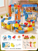 Magic Transformable Magnetic Track Cube Building Set