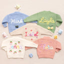 Handmade Personalized Baby Knit Cardigan