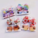 Kids Sunglasses And Fruit-Print Hairband Set