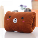 Animal Plush Hand Warmer Pillow