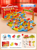 Magic Transformable Magnetic Track Cube Building Set