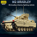 Military Building Blocks M2 Bradley Armored Vehicle Model