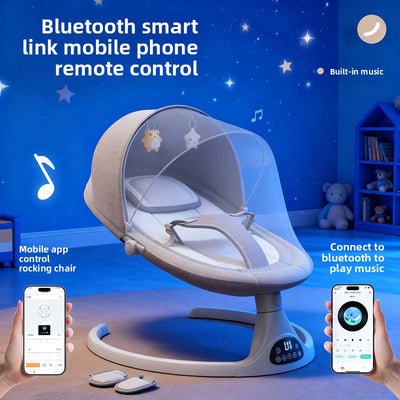 Electric Baby Rocking Chair Recliner Sleeper