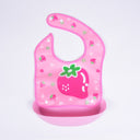 Detachable No-wash Waterproof Silicone-like Bib For Kids