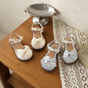 Girls Bow-Knot Soft Sole Sandals