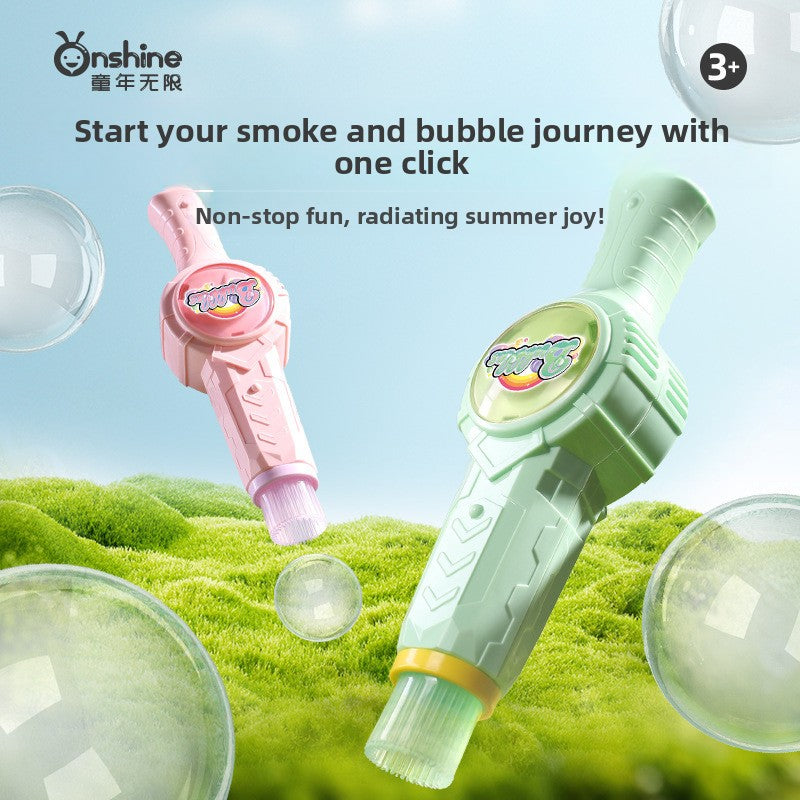 Electric Smoke Bubble Blowing Toy Gun