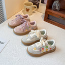 Girls Floral Casual Sneakers