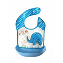 Detachable No-wash Waterproof Silicone-like Bib For Kids