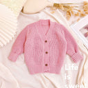 Handmade Personalized Baby Knit Cardigan