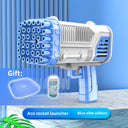 Automatic bubble-blowing toy machine