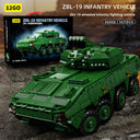 Military Building Blocks M2 Bradley Armored Vehicle Model