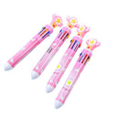Creative 10-Color Cute Ballpoint Pen with Fun Designs