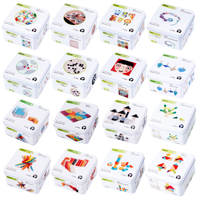 Educational Wooden Puzzle Travel Toy