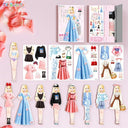 Princess Dress-up Magnetic Stickers for Toys
