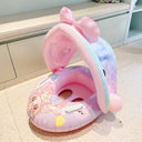 Children Inflatable Swim Seat Ring with Sunshade
