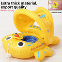 Children Inflatable Swim Seat Ring with Sunshade