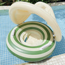 Children Inflatable Swim Seat Ring with Sunshade