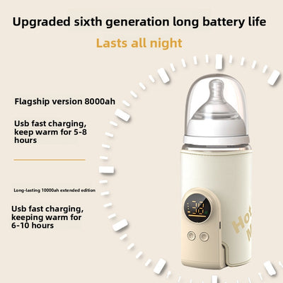 Heated constant temperature milk warmer