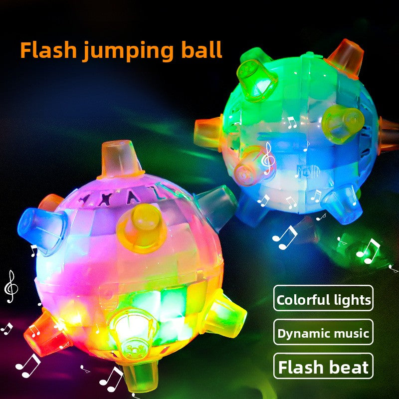 Creative Children's Luminous Jumping Ball with Sound Effects