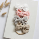 Baby Cotton Gauze Butterfly Tie Headband Set